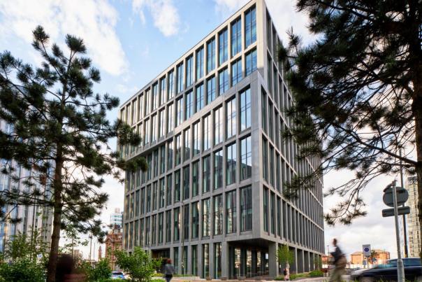 SimpsonHaugh designed 4 Angel Square for MEPC. Credit: via Influential