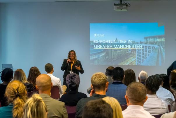 Andrea Winders speaking at Empact Ventures