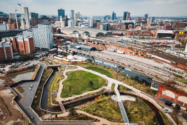 City Centre Mayfield Aerial