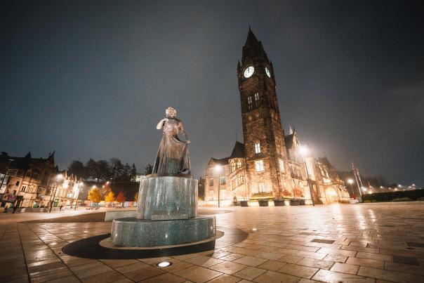 Rochdale Town Centre Night