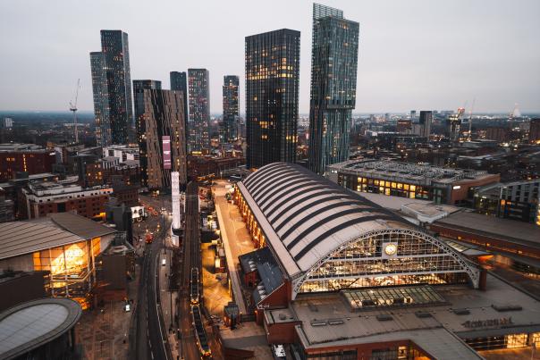 Manchester Skyline Night