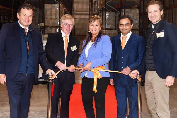 WERiT Irlam expansion ribbon cutting