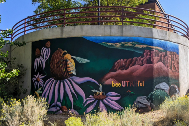 beeUTAHful Mural in Cedar City