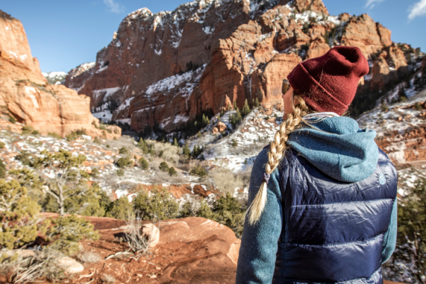 Winter Hiking in Kolob Canyons