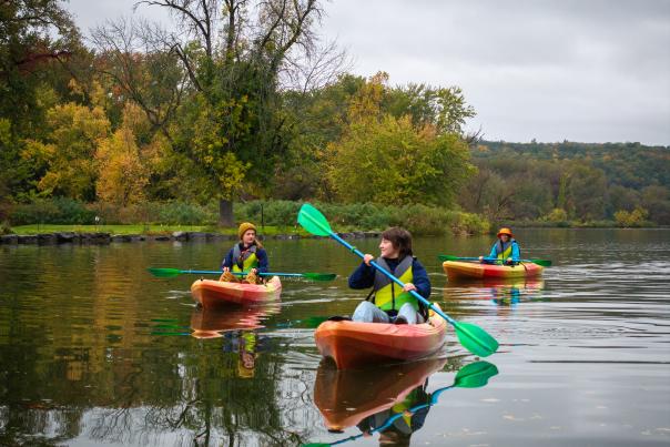 Kayaking at Stewart Park