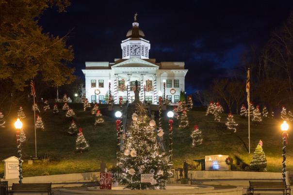 Jackson County Courthouse at Christmas - 001 - Nick Breedlove