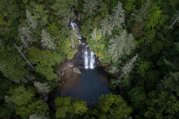 Silver Run Falls, Cashiers, NC