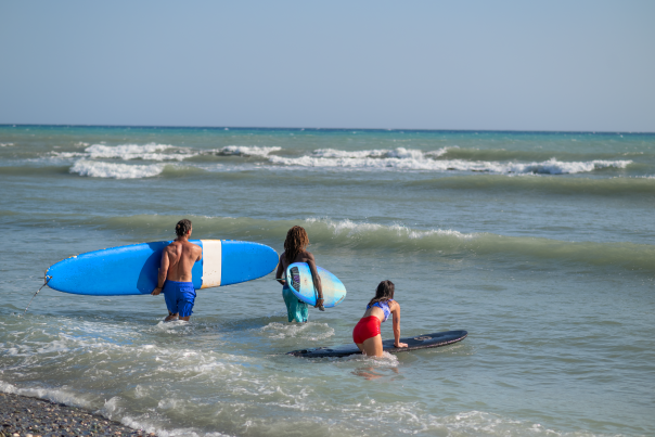 Surfing at Bull Bay - Wickie Wackie