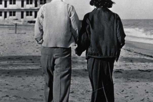 Ava Gardner and Frank Sinatra on their hollymoon, 1951.