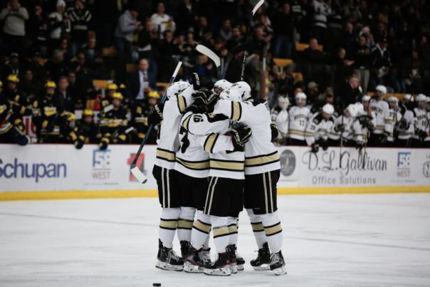 hockey group hug