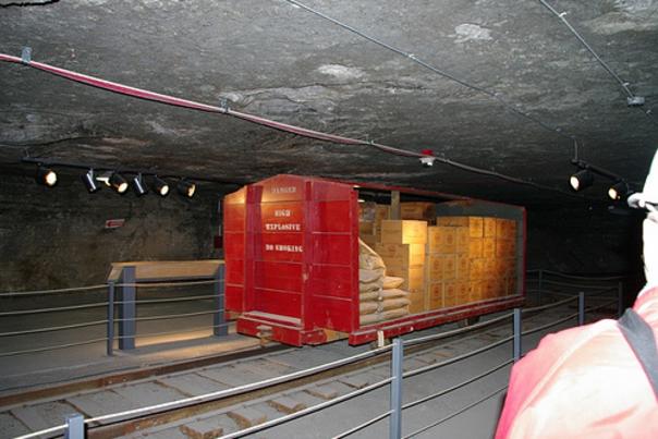 Underground salt mine