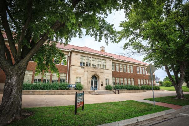 Exterior of the Brown v. Board national historic site