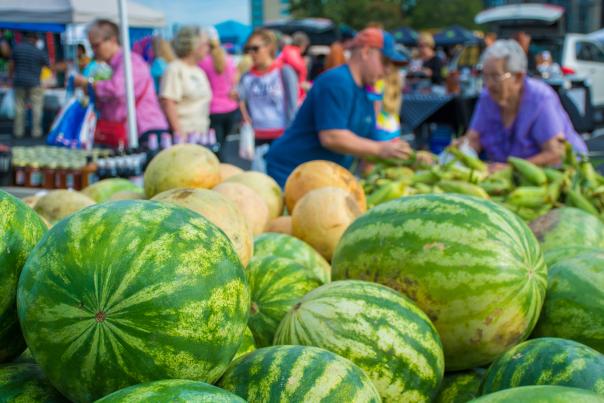 Watermelons At The Topeka Farmers Market