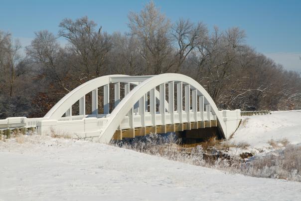 Route 66 Byway In Winter