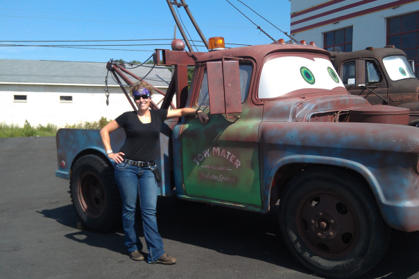 Sarah on Route 66