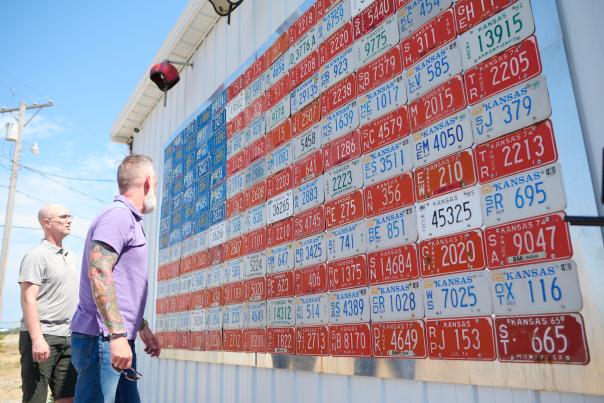 Plate Mural Route 66 Byway