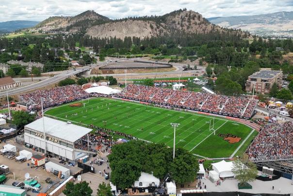 Touchdown Kelowna Drone Image
