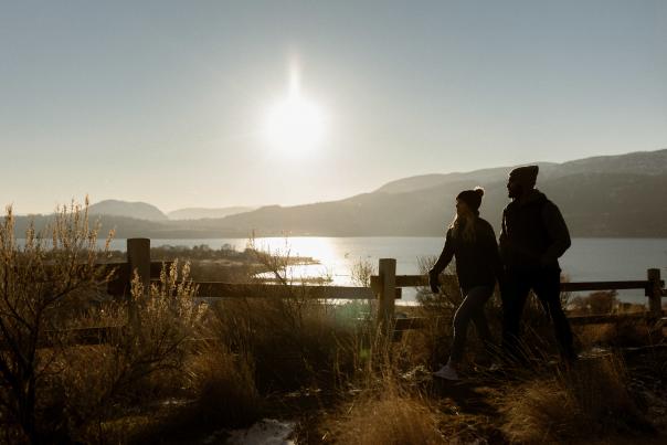 Hiking at Knox Mountain Park 8