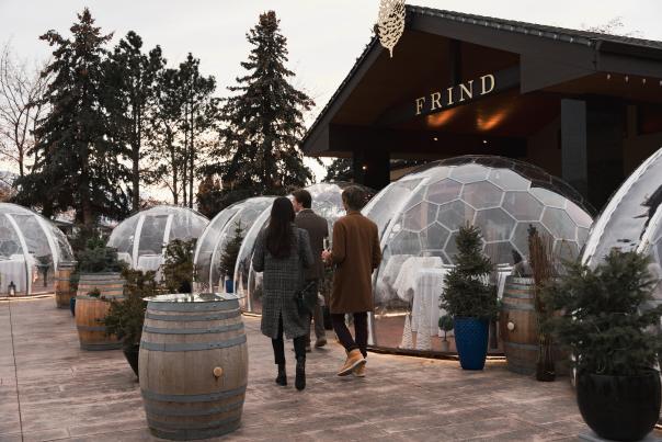 Dining in the Domes at Frind Estate Winery 5