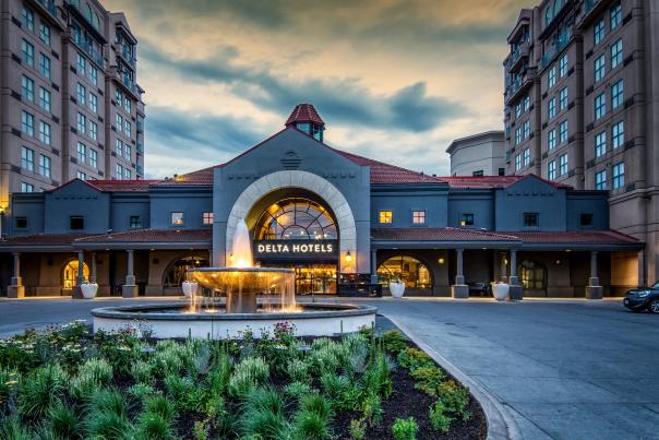Delta Hotels by Marriott Grand Okanagan Resort - Exterior in the Morning