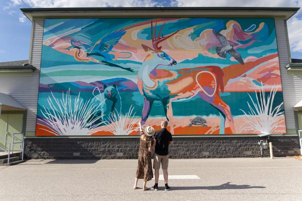 Gratitude Mural in Lake Country