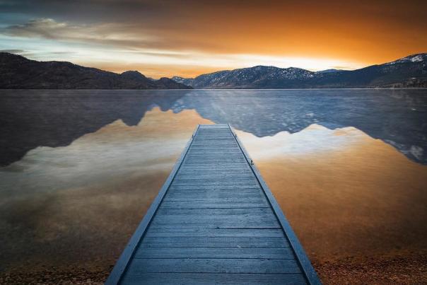 Kelowna Sunset at the Lake