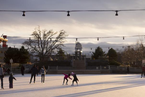 Skating at Stuart Rink