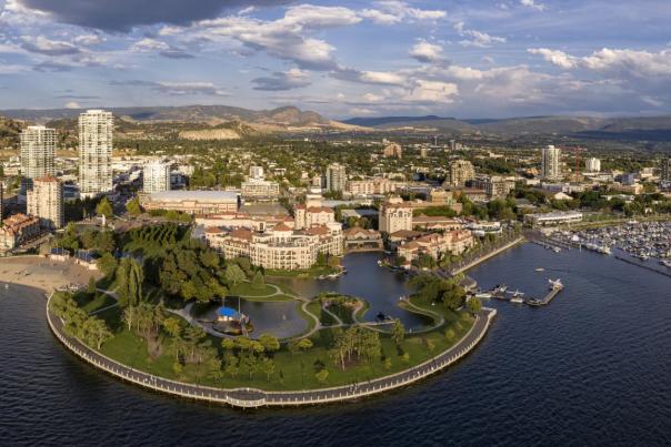 Downtown Kelowna Aerial
