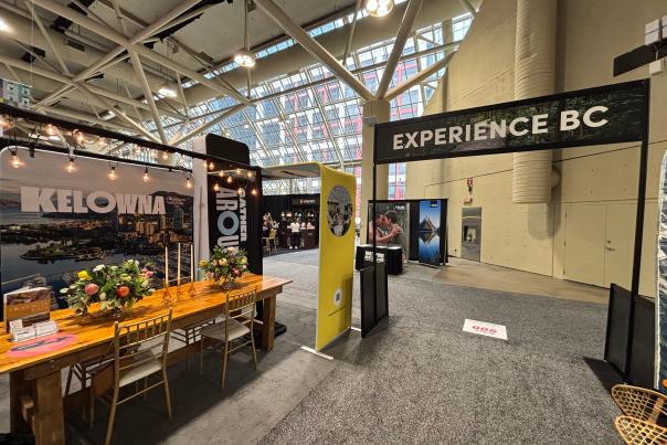 CMEExpo 2025 - Kelowna Booth in Experience BC Aisle