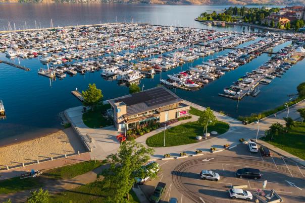 Kelowna_Visitor_Centre_During_Summer_Aerial_1_
