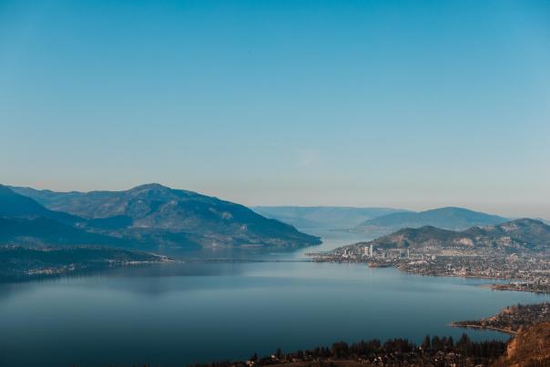 Aerial Kelowna - March