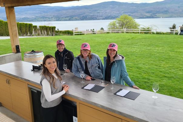Writers visit Quails’ Gate Estate Winery on e-bike tour
