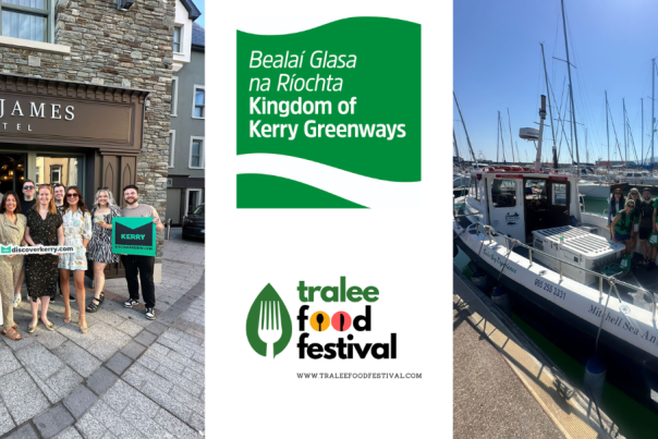 Photos and Logos of Tralee Food Festival Collaboration with the Kingdom of Kerry Greenways