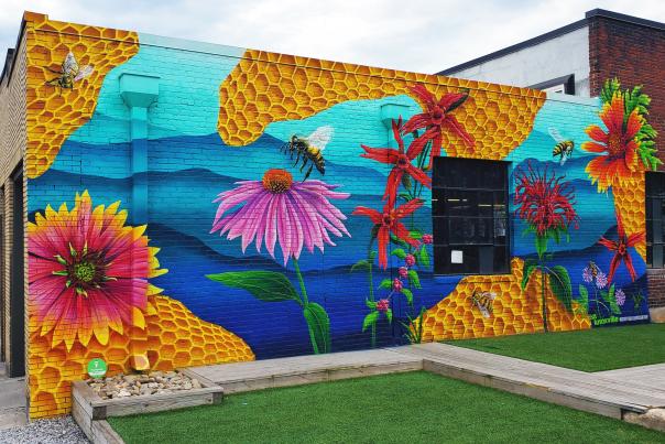 Dreambikes Honeybee Mural