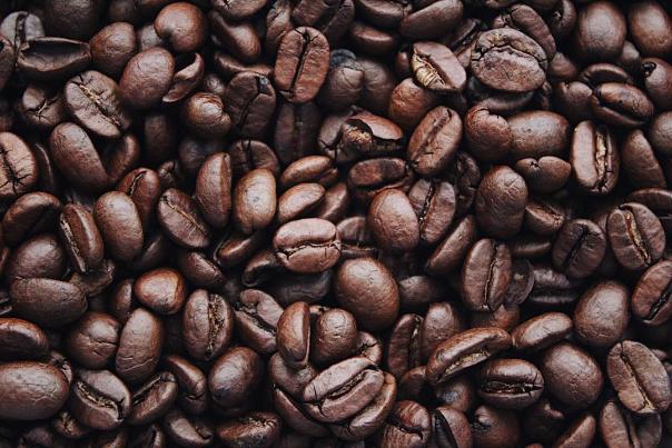 An image of fresh-roasted Coffee Beans.