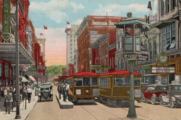 Gay Street Knoxville Postcard