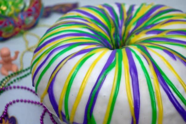 King Cake at Minooka Pastry Shop