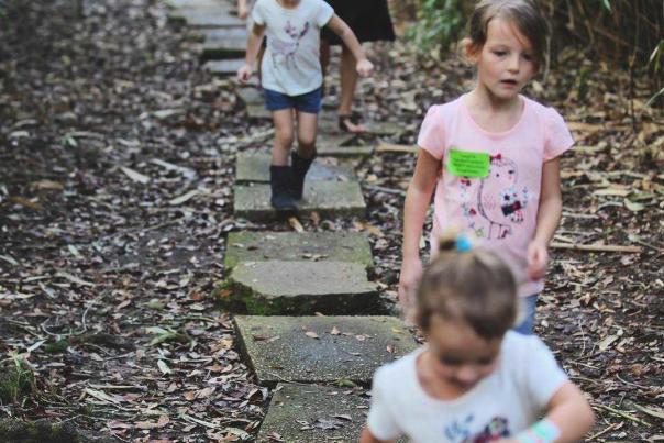 Children enjoy a day of exploration at Jungle Gardens on Avery Island