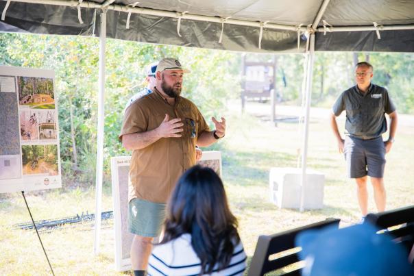 Phillips 66 Donates $50,000 to Lake Area Mountain Bike Organization to Build New Trail at Sam Houston Jones State Park
