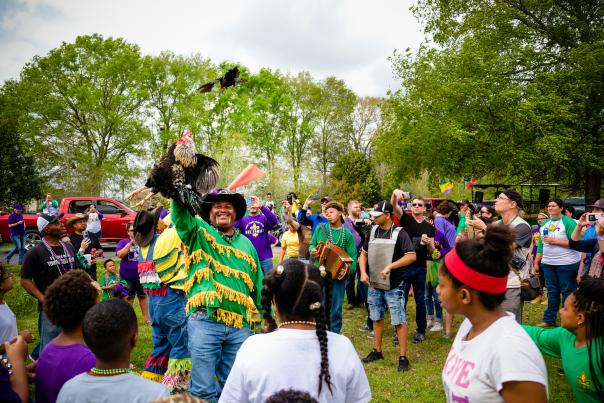 Iowa Chicken Run | Southwest Louisiana Mardi Gras