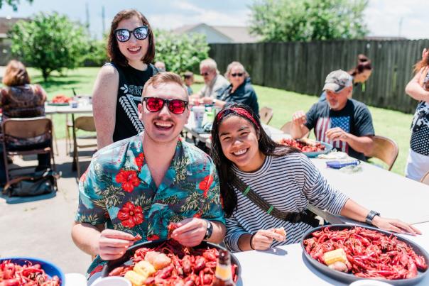 Crawfish Boil Outside