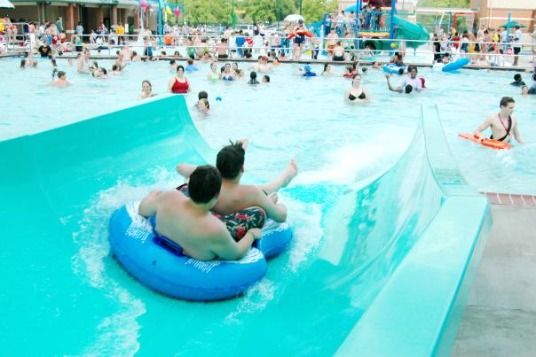 SPAR waterpark slide