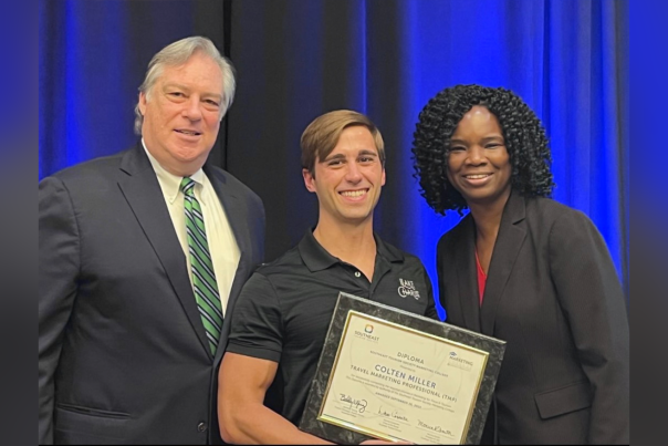 Colten Miller Earns Travel Marketing Professional (TMP) Certification