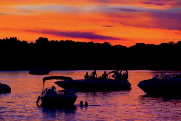Lake sunset