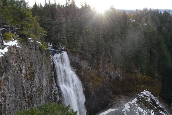 Salt Creek Falls in winter