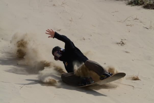 Sandboarding at Sand Master Park