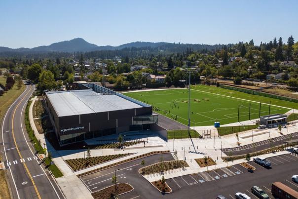 Aerial View Civic Park