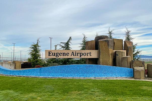 Eugene Airport Sign