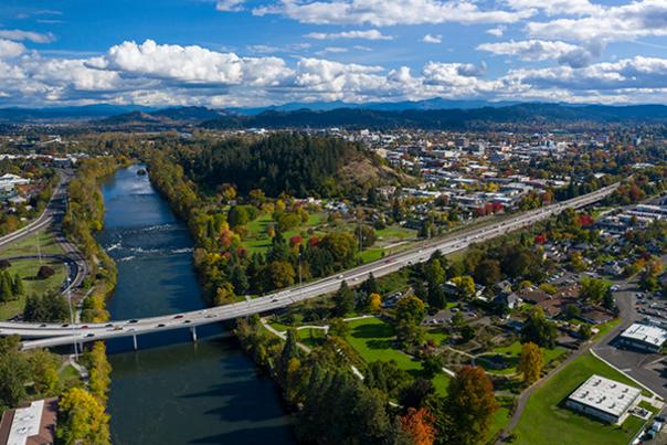 Eugene Aerial View