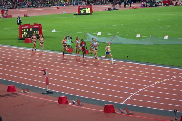 Brianne Theisen Eaton Heptathlon 800m in London